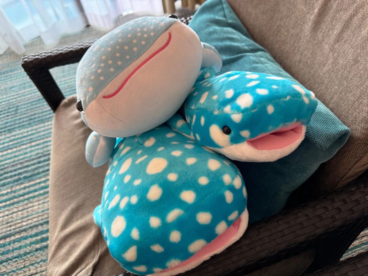 ジンベエザメのぬいぐるみ