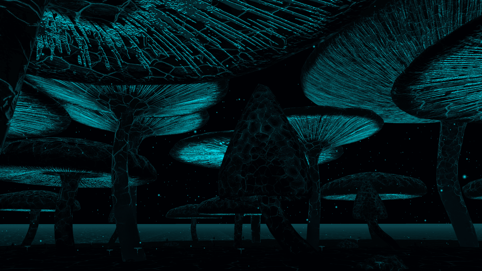 VRChat　ワールド　mushrooms