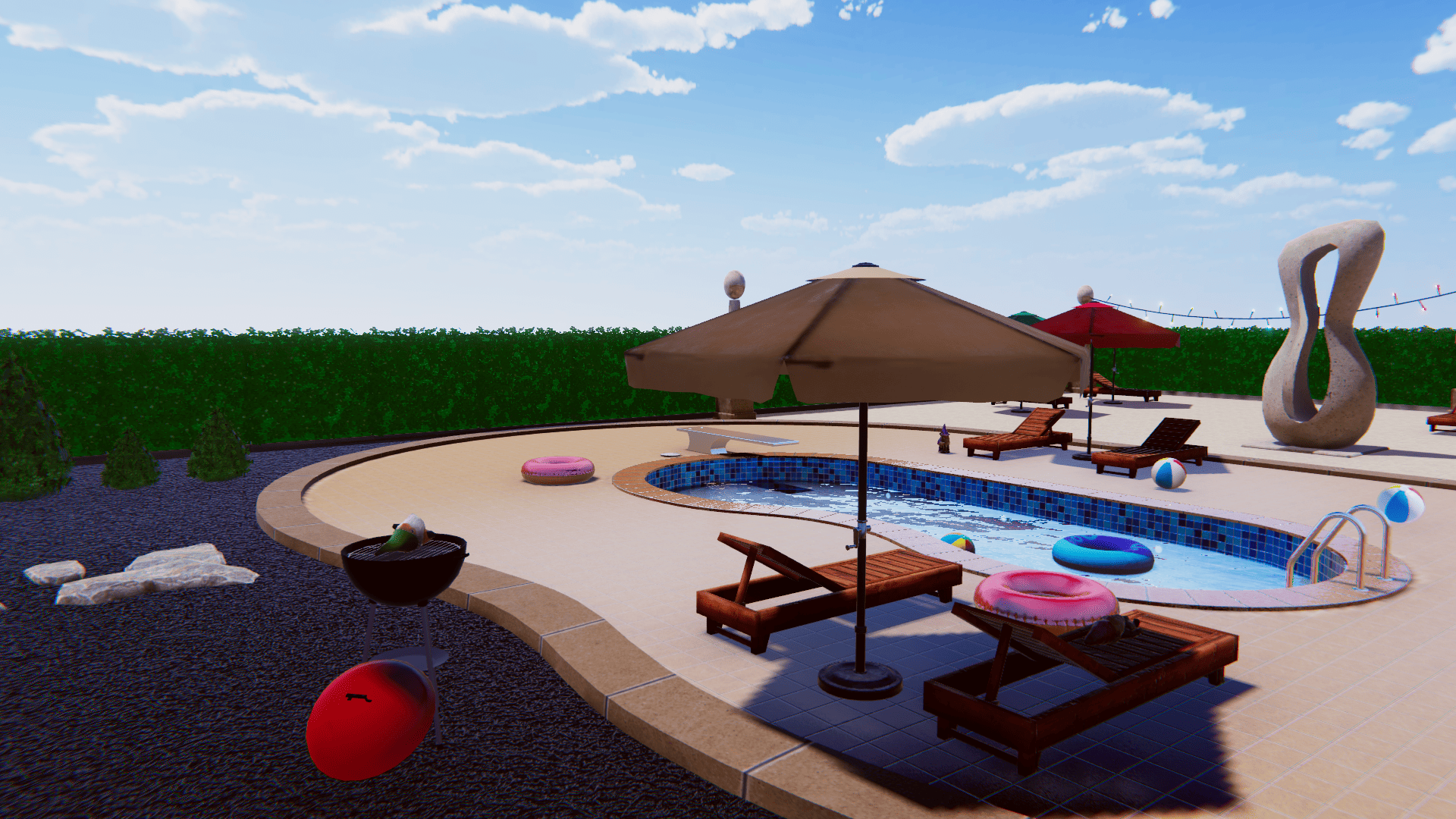 VRChat　ワールド　Pool