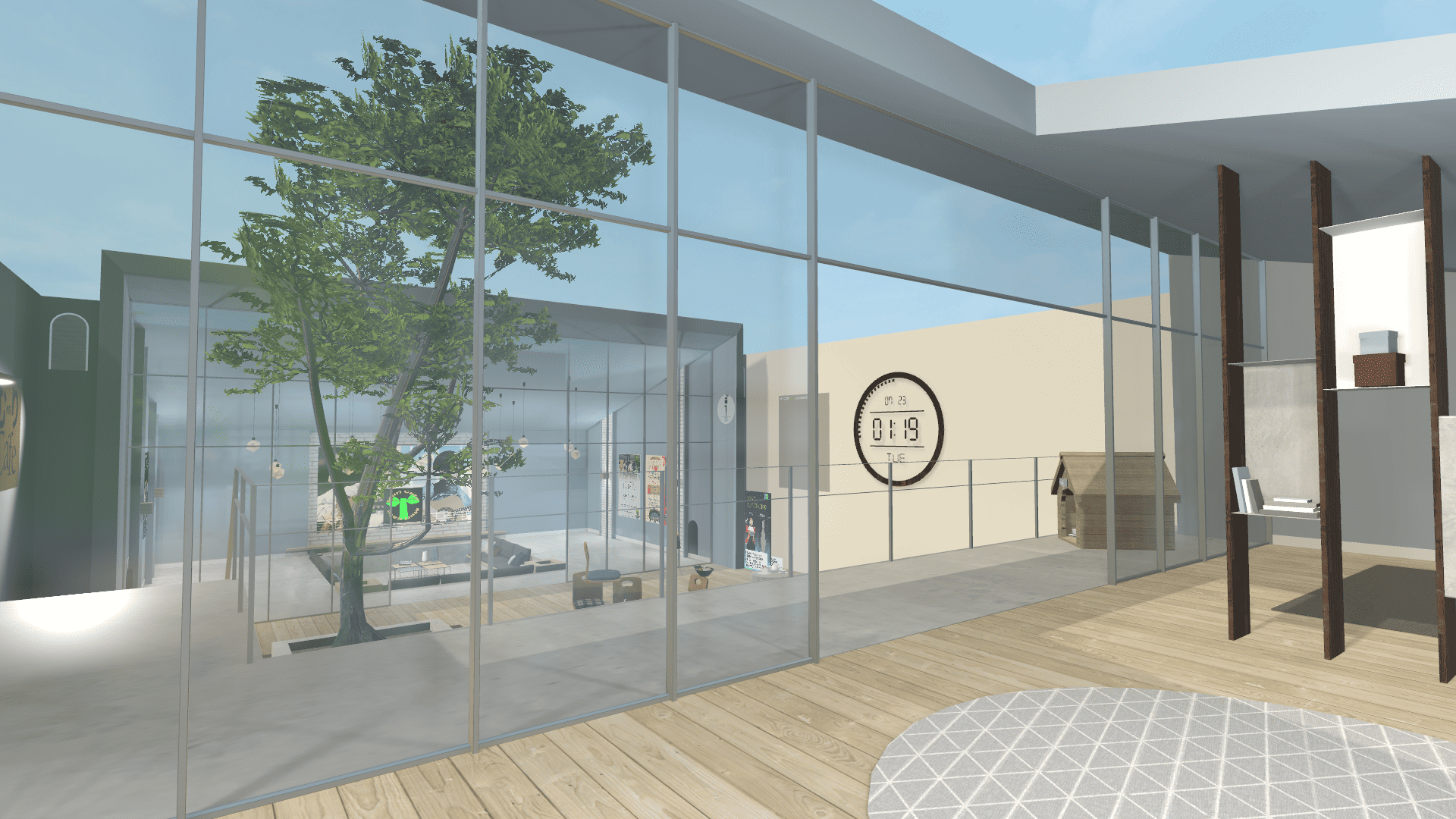 VRChat　ワールド　MuriCafe