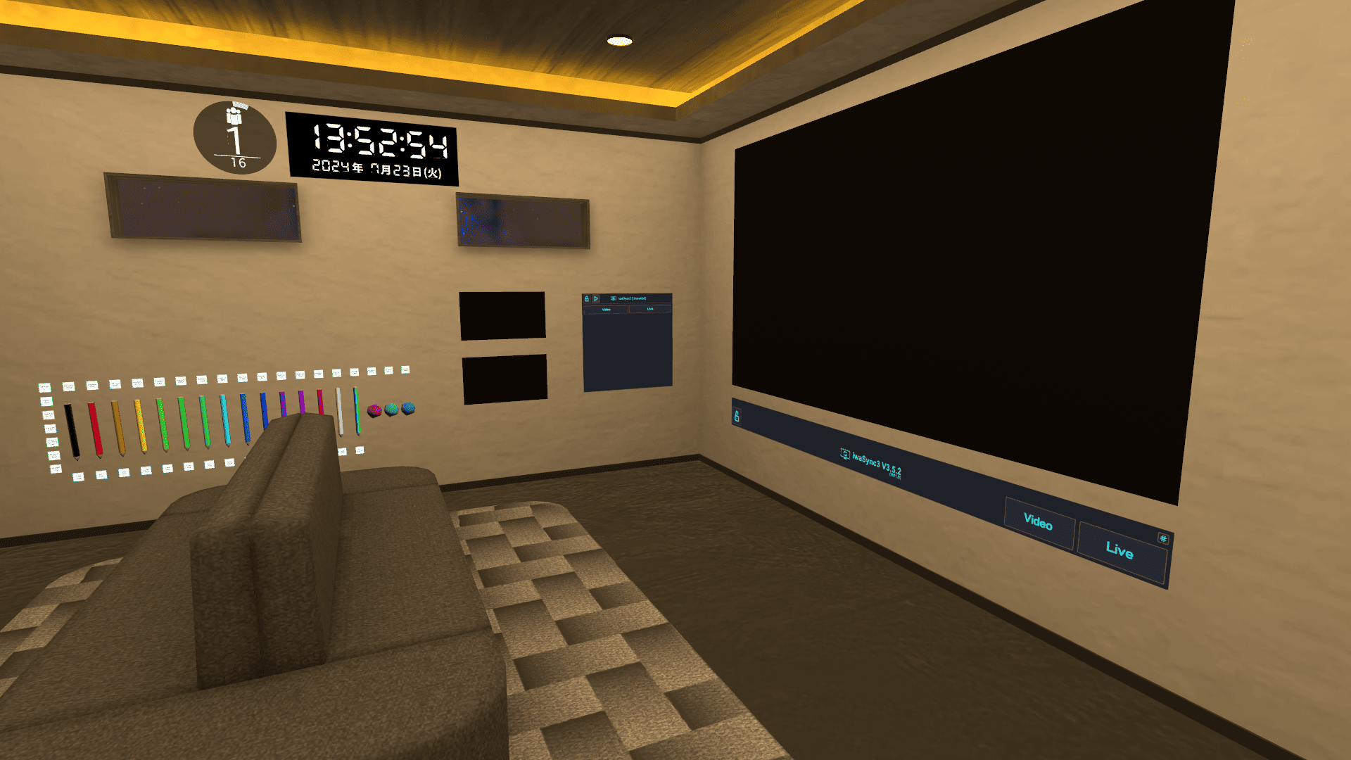 VRChat　ワールド　ROOM
