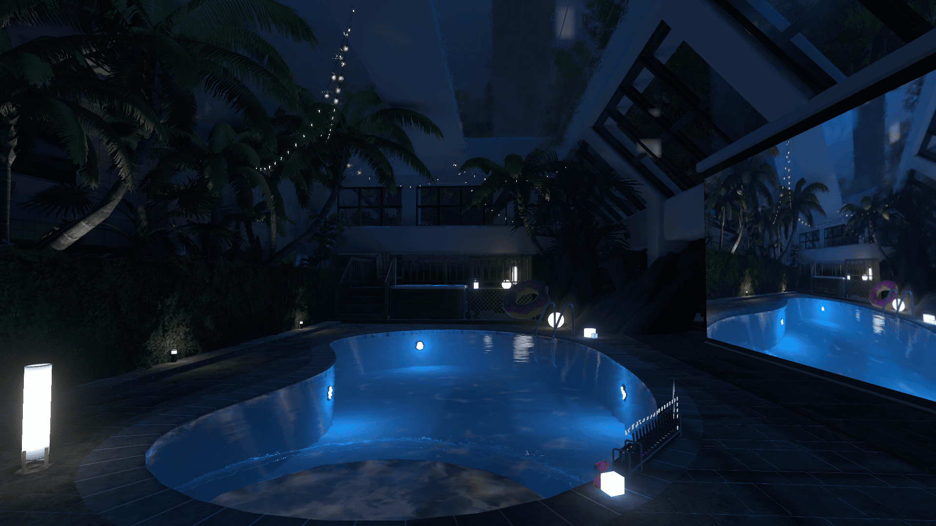 VRChat　ワールド　Rainfall