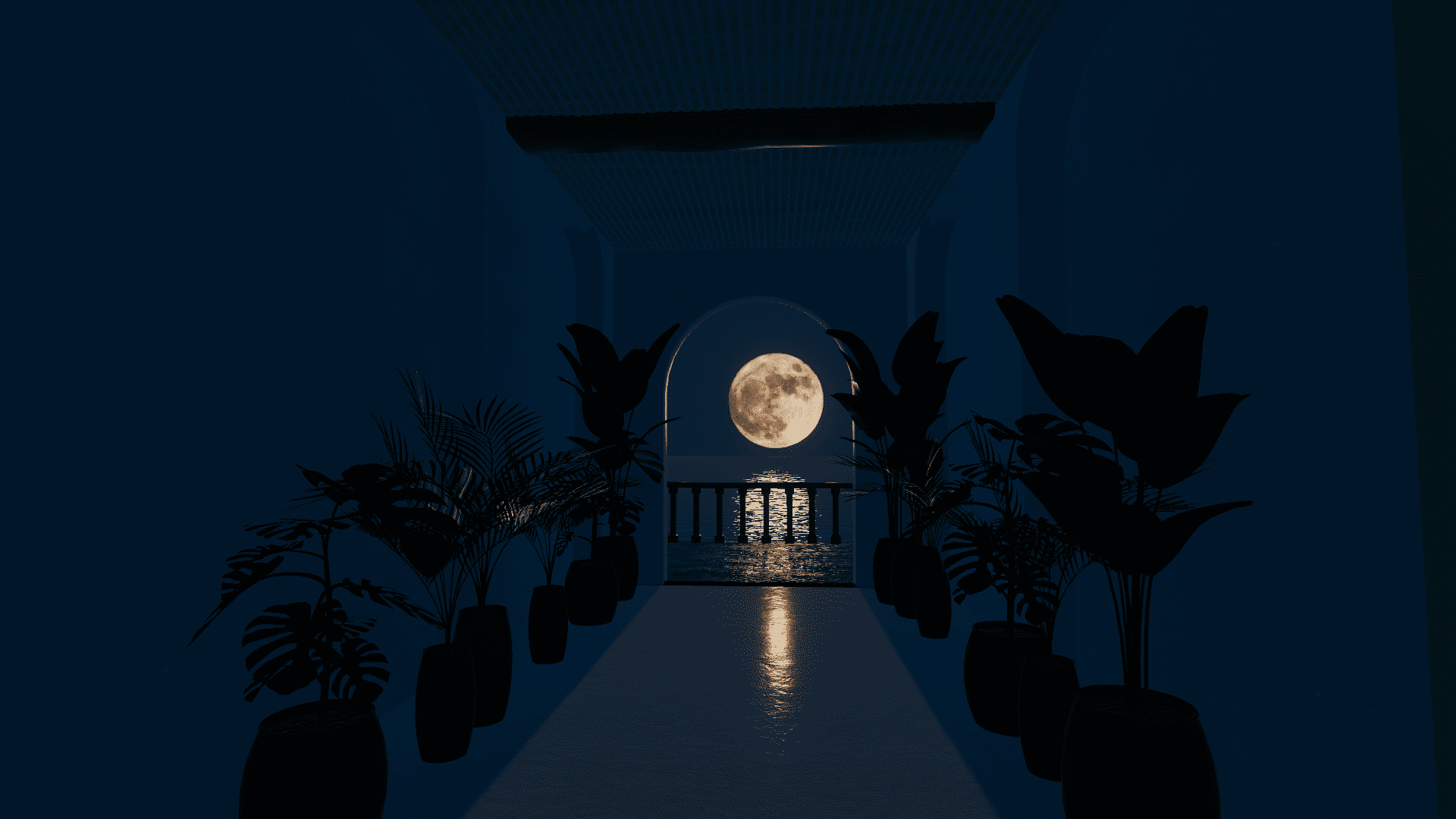 VRChat　ワールド　Moonlit