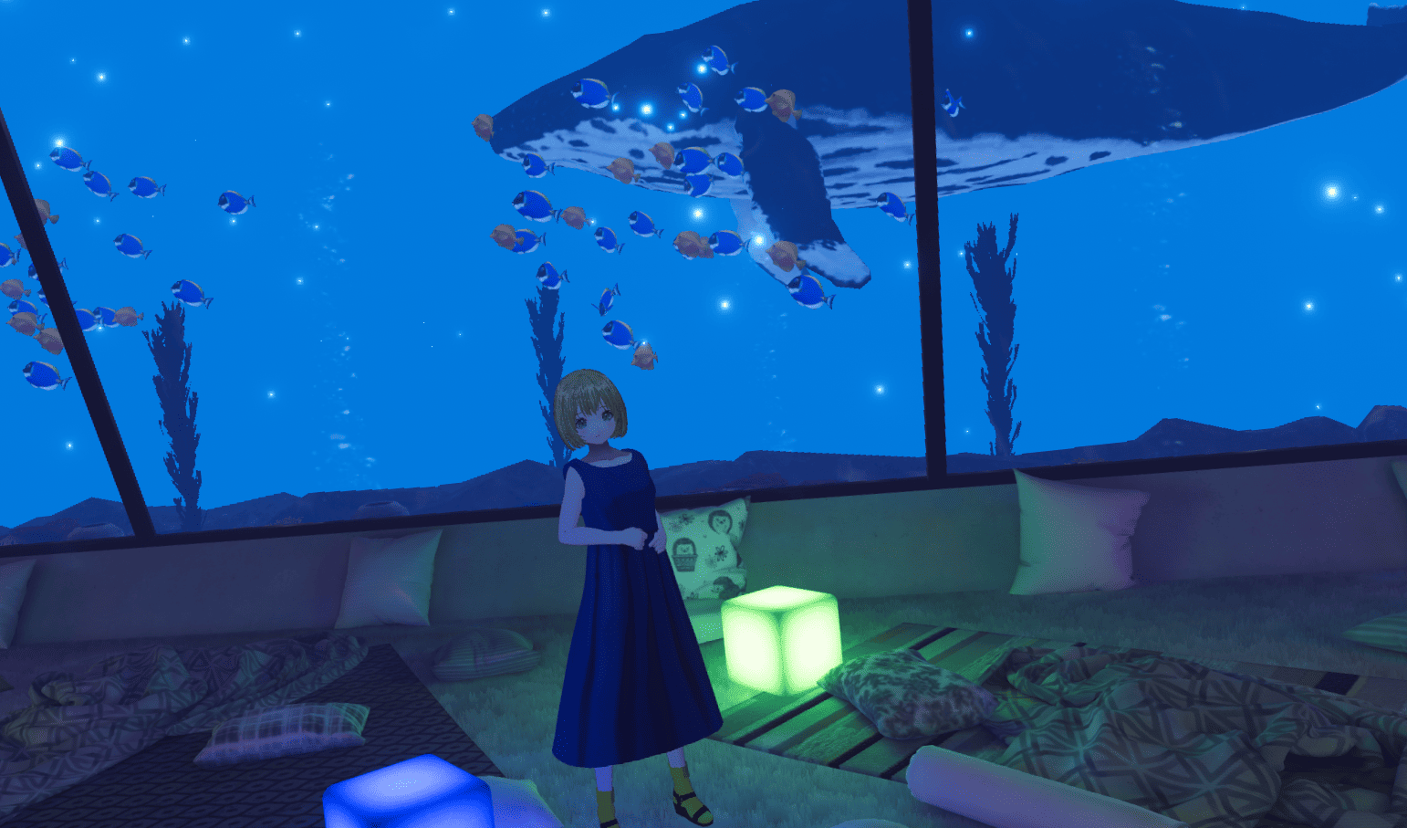 VRChat　ワールド　aqua