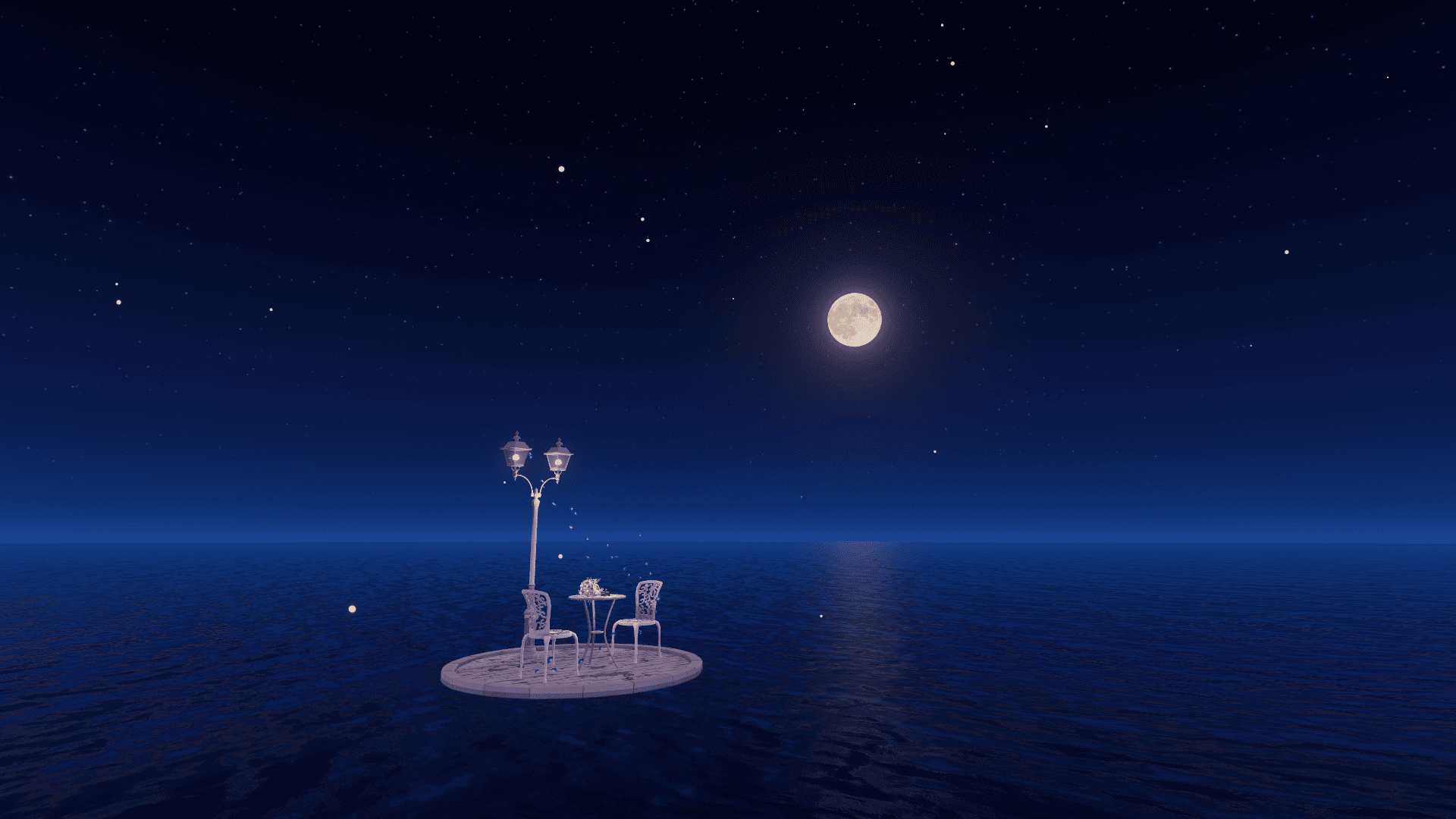 VRChat　ワールド　Moonlit