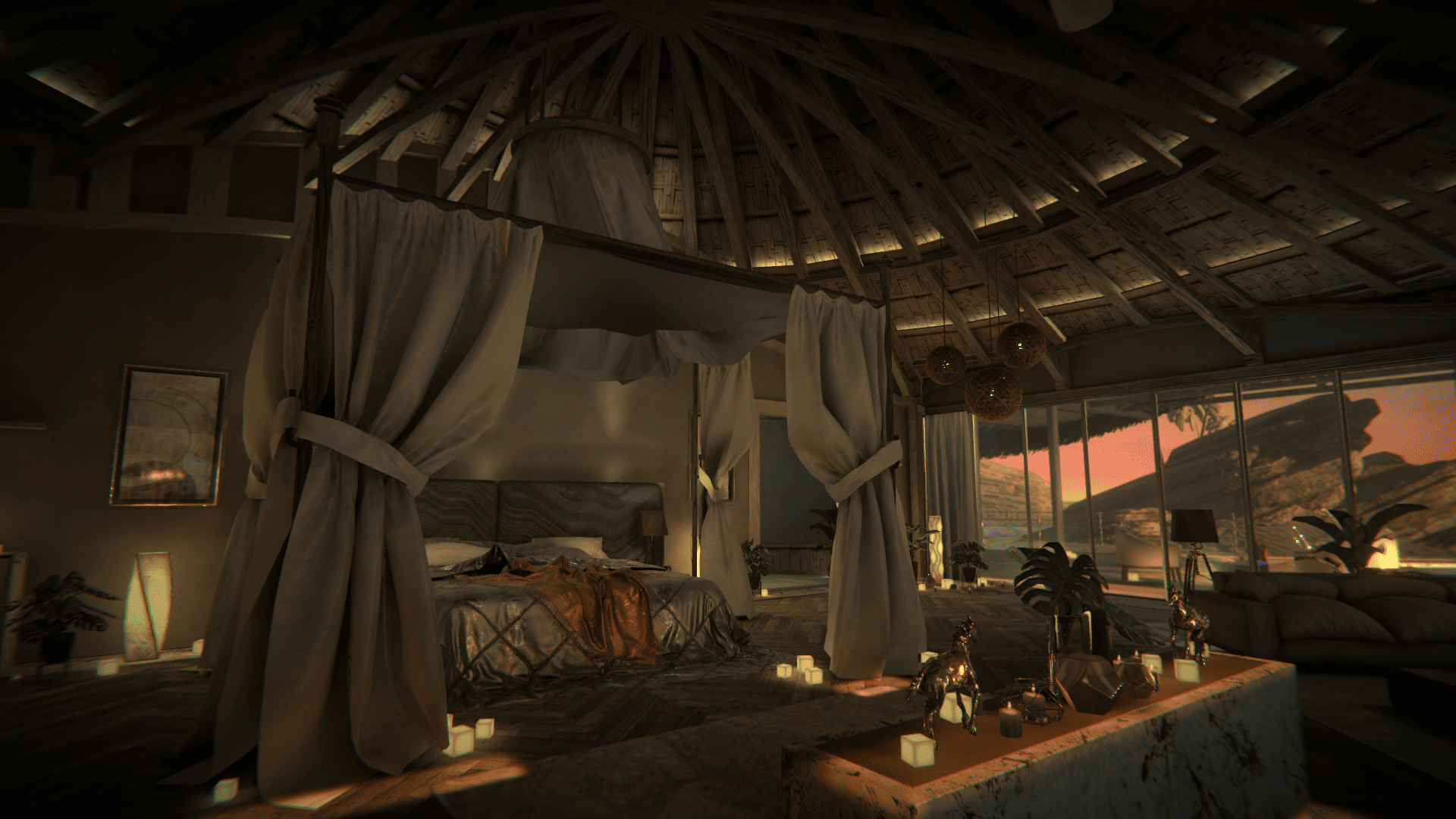 VRChat　ワールド　sunset