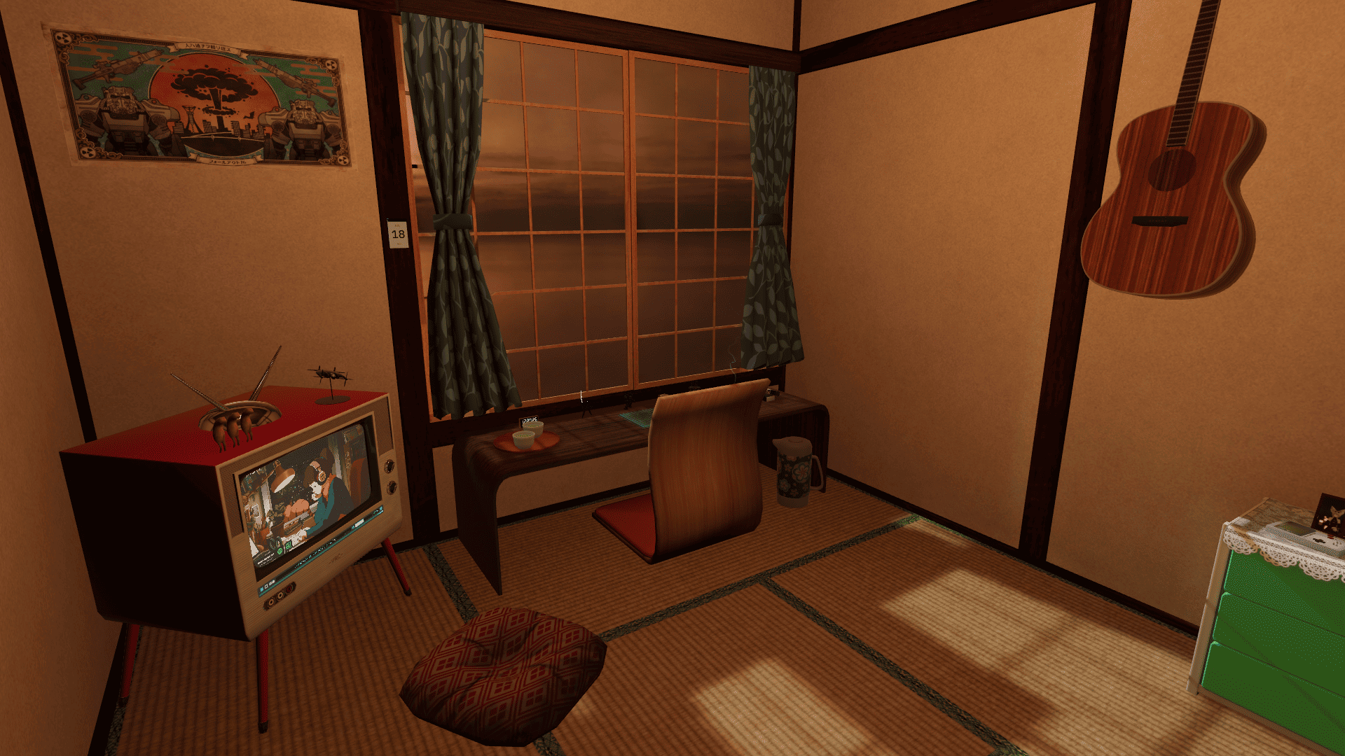 VRChat　ワールド　バーチャル四畳半