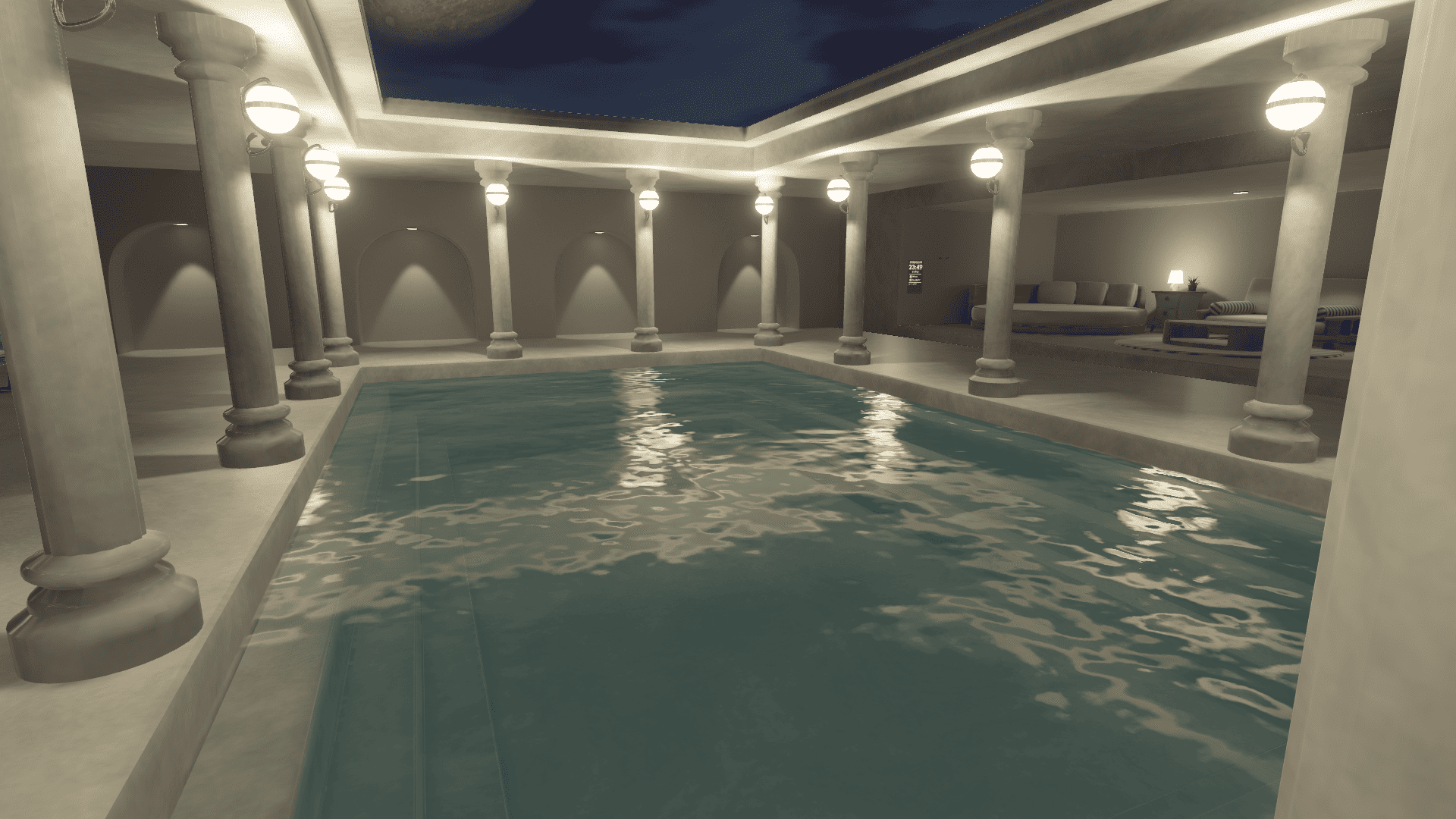 VRChat　ワールド　プール