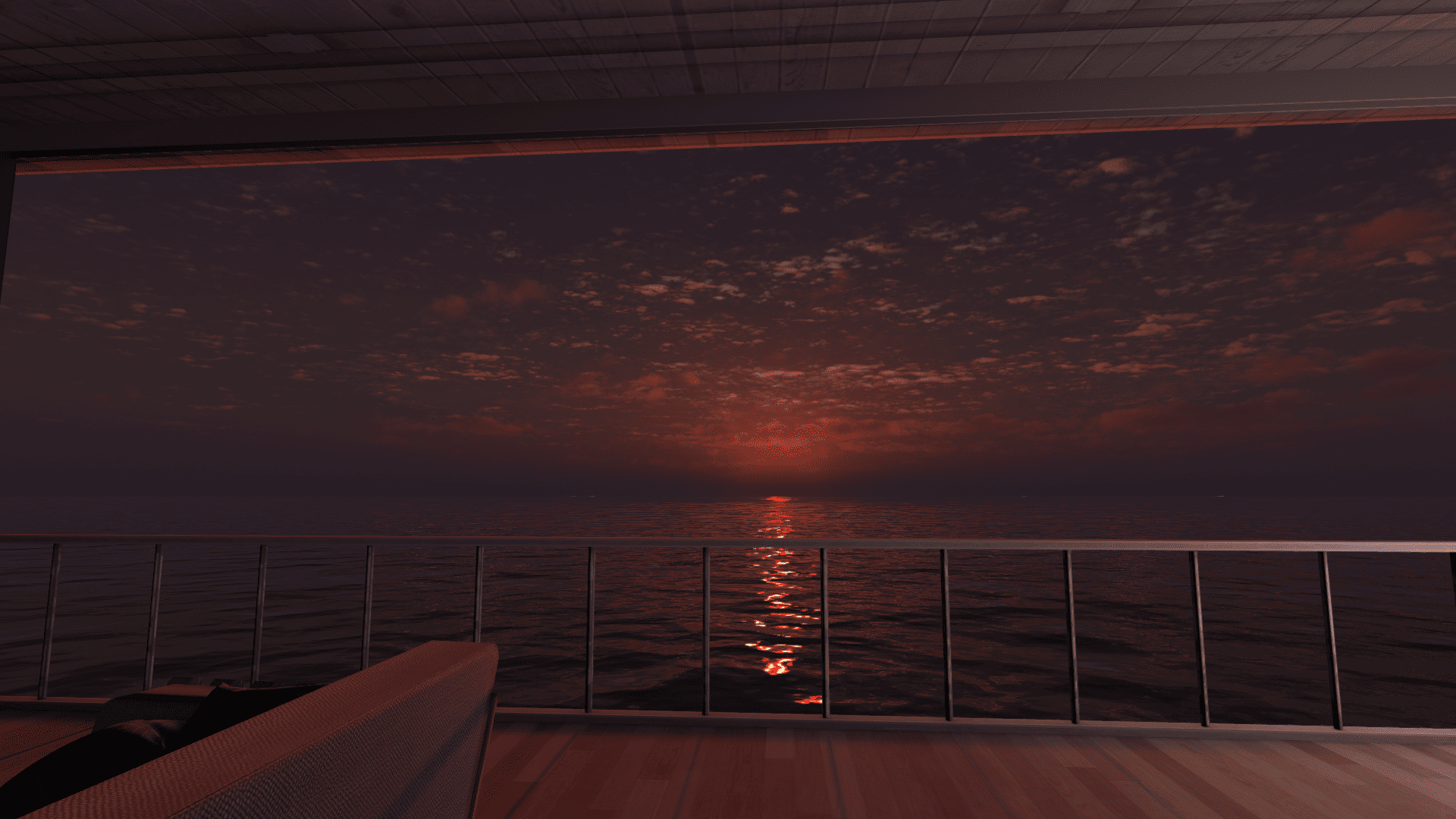 VRChat　ワールド　夕映え