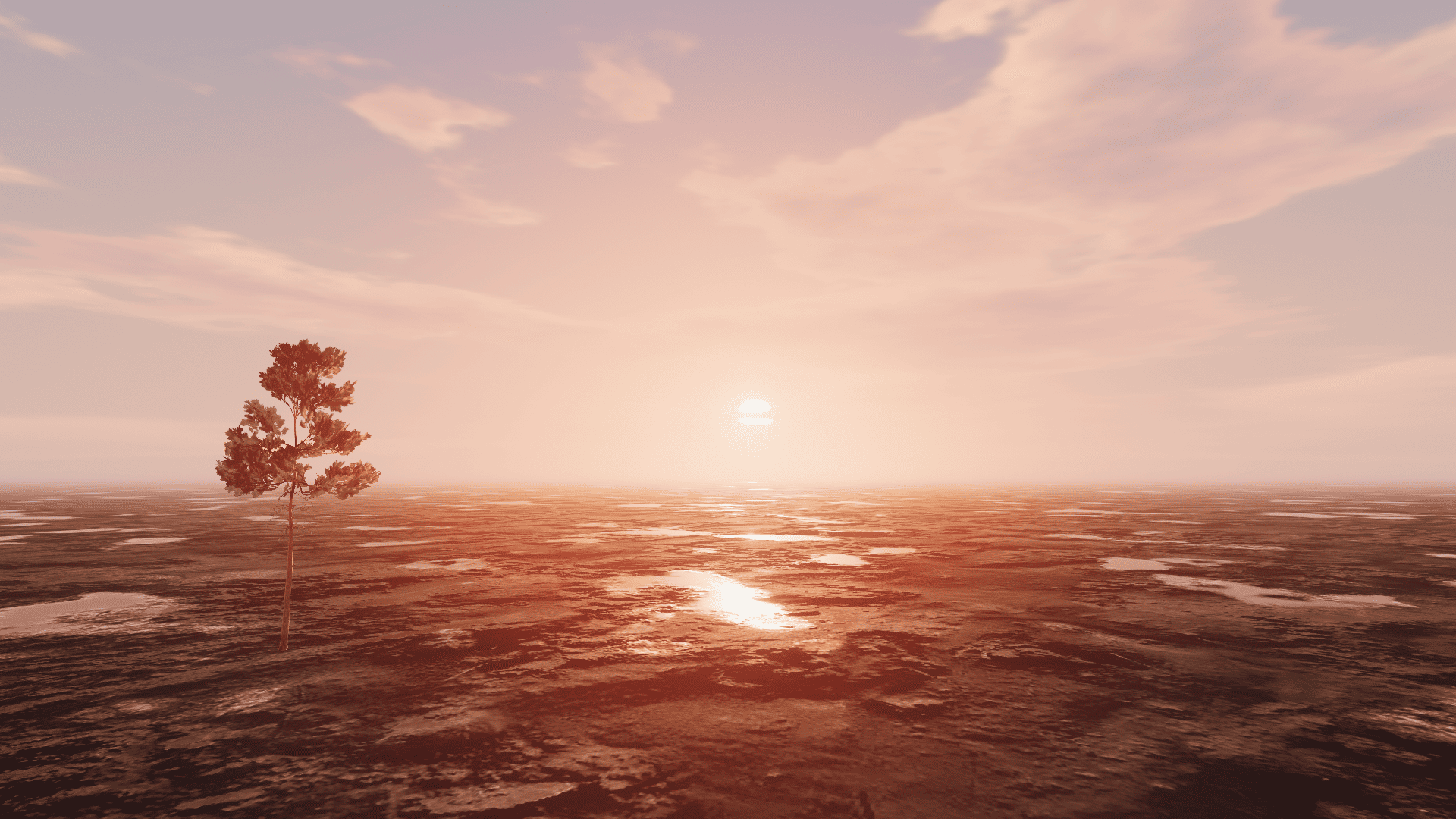 VRChat　ワールド　Sunset