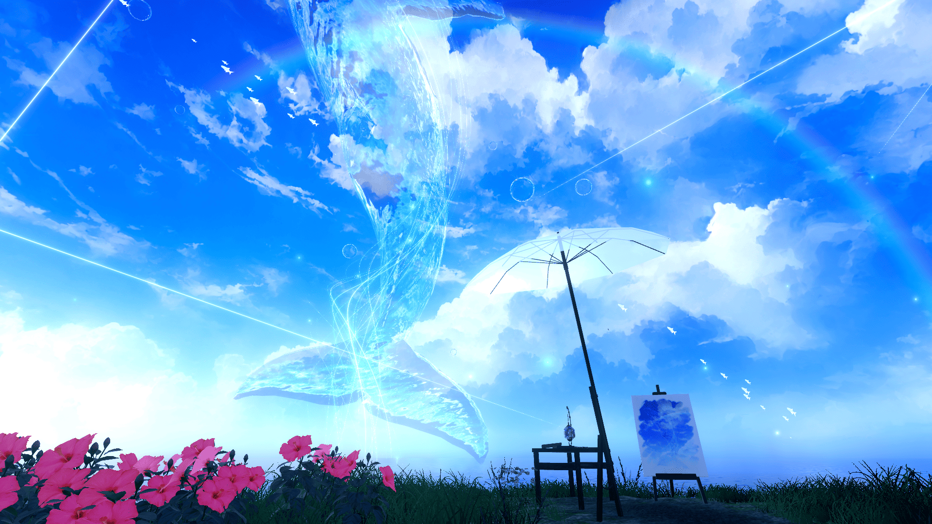 VRChat　ワールド　青天霹靂
