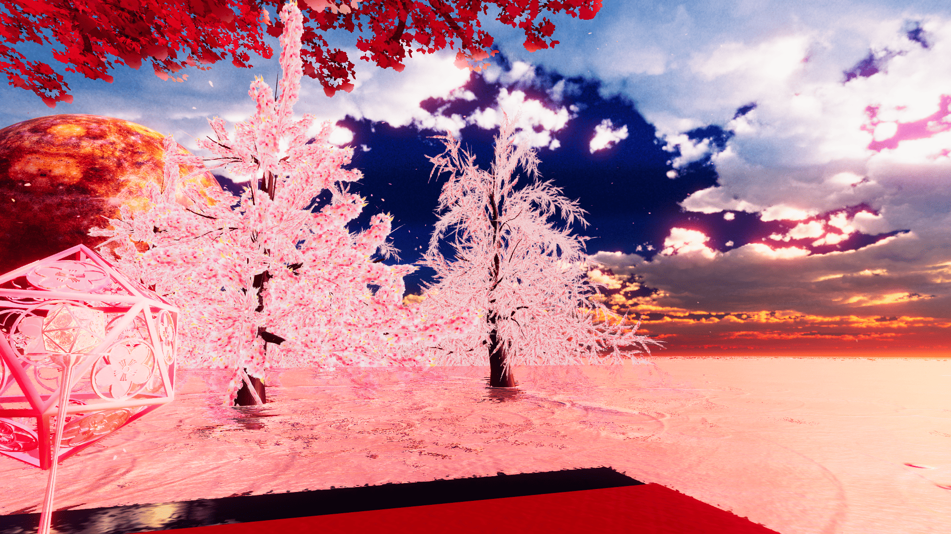 VRChat　ワールド　桜