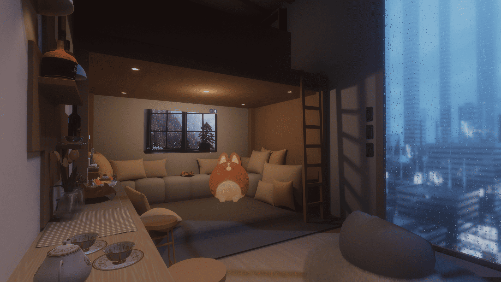 VRChat　ワールド　曇り