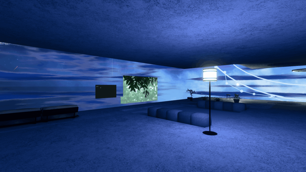 VRChat　ワールド　雨空