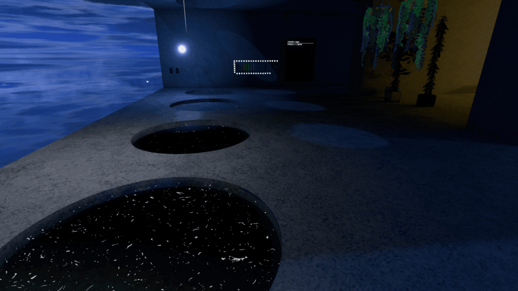 VRChat　ワールド　雨空