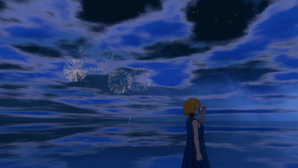 VRChat　ワールド　雨空