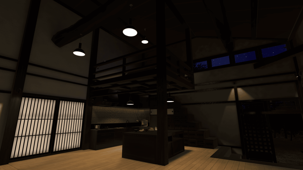 VRChat　ワールド　night