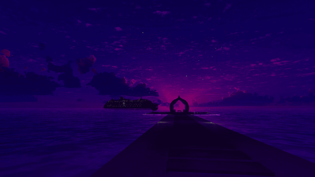 VRChat　ワールド　purple