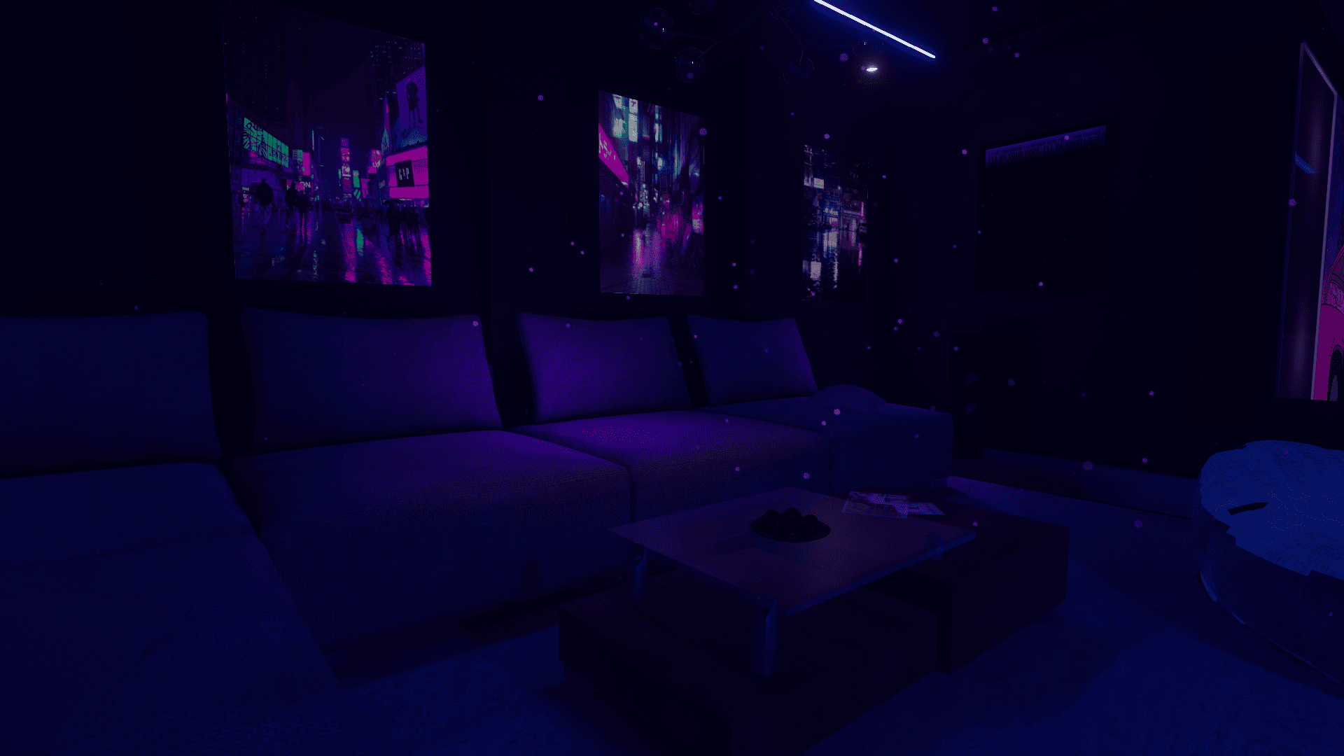 VRChat　ワールド　purple