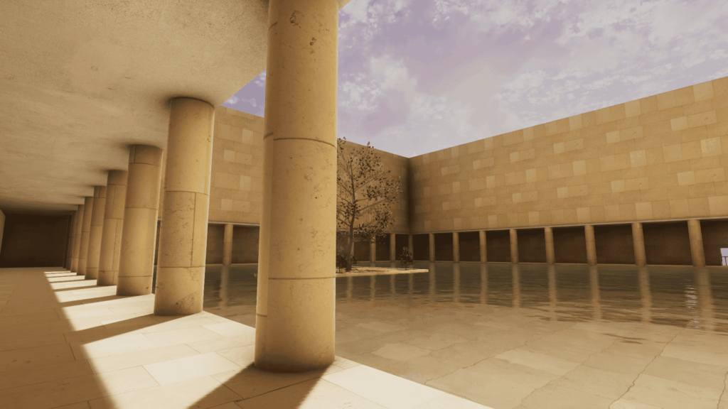 VRChat　ワールド　光の回廊