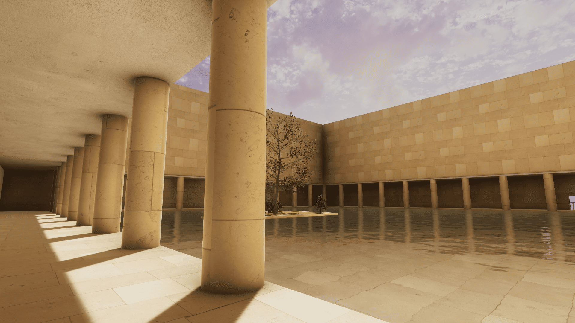 VRChat　ワールド　光の回廊