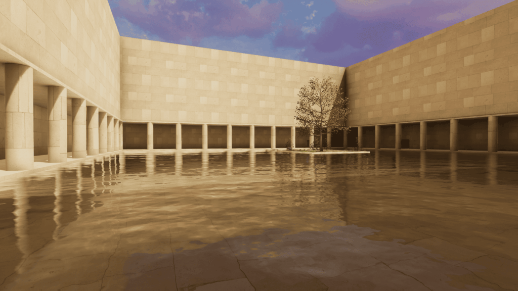 VRChat　ワールド　光の回廊