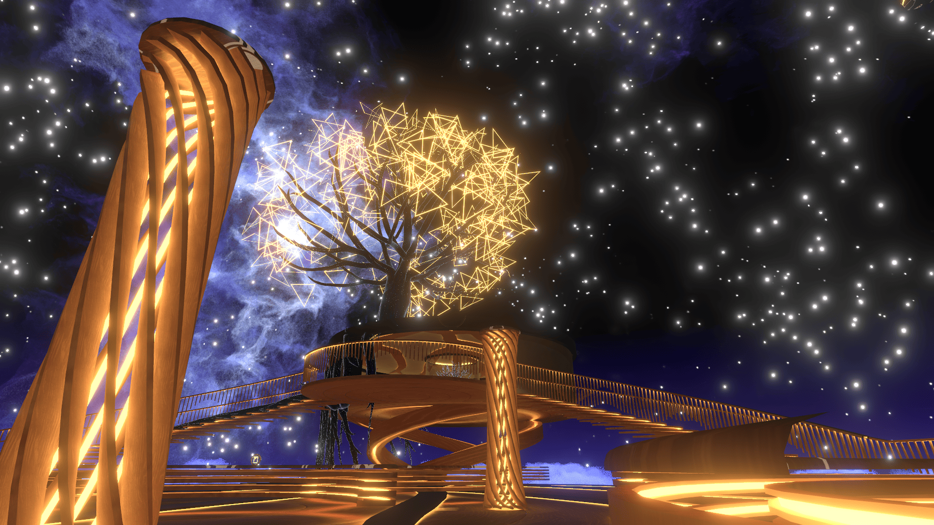 VRChat　ワールド　trees