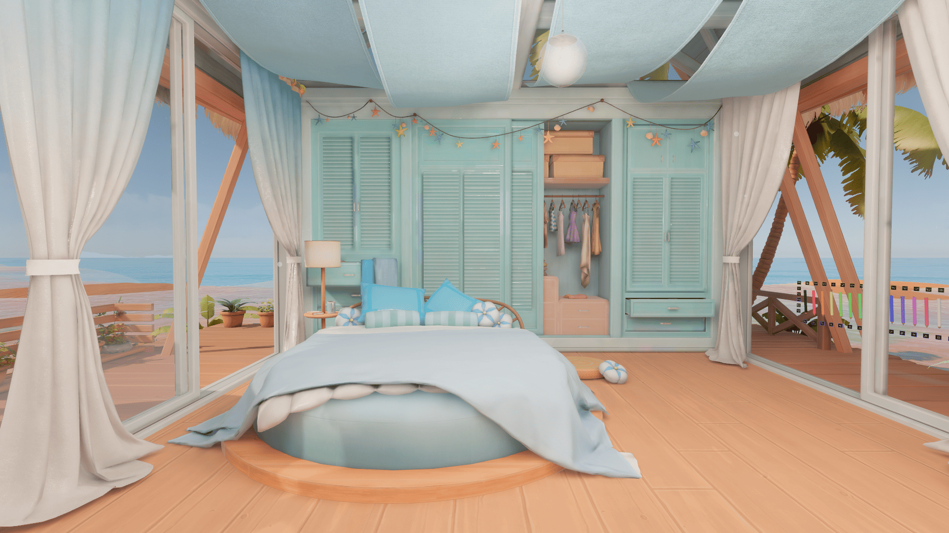 VRChat　ワールド　Beach