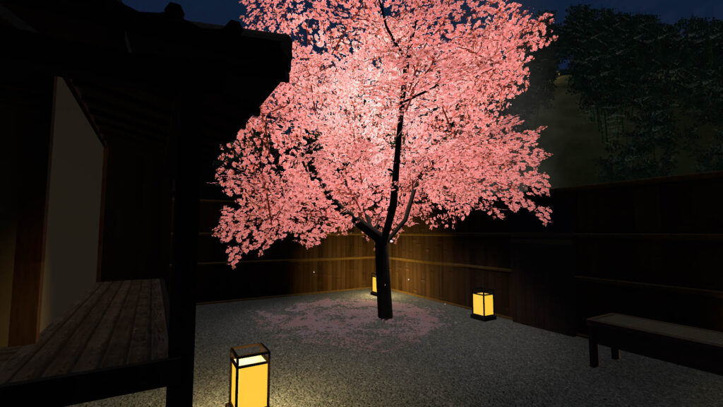 VRChat　ワールド　縁側