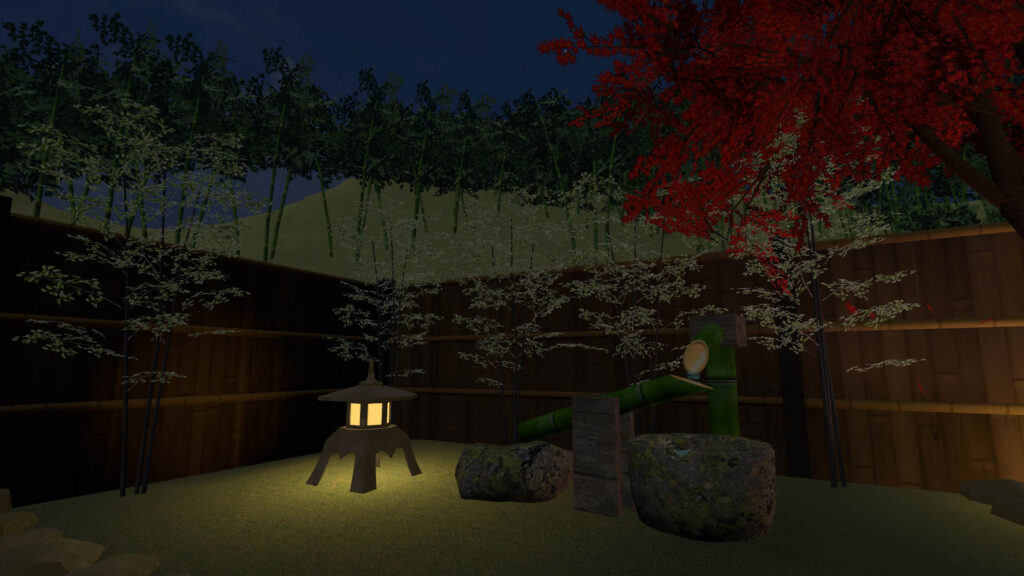 VRChat　ワールド　縁側