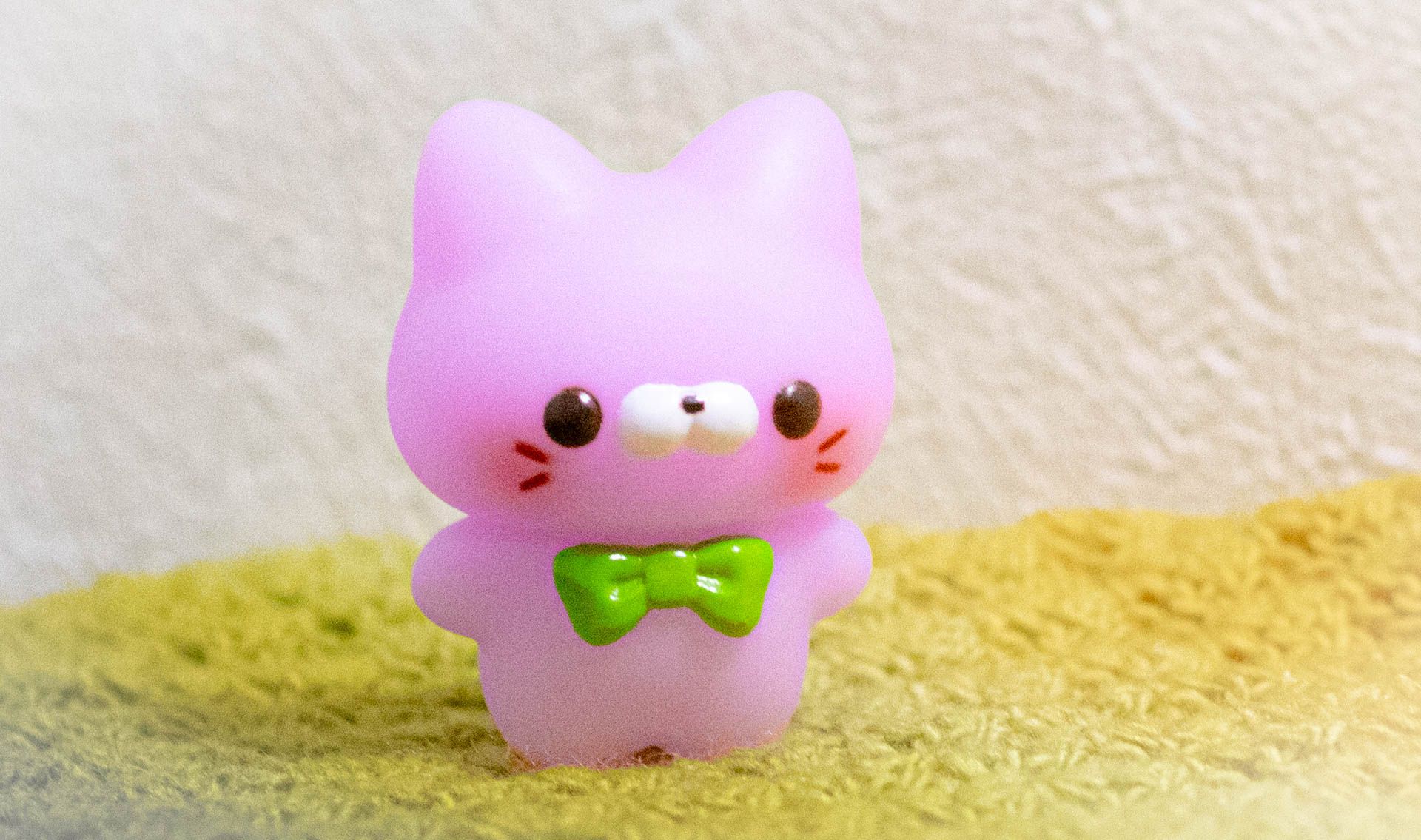 すくっとたっちさん　ガチャガチャ　さくらもち