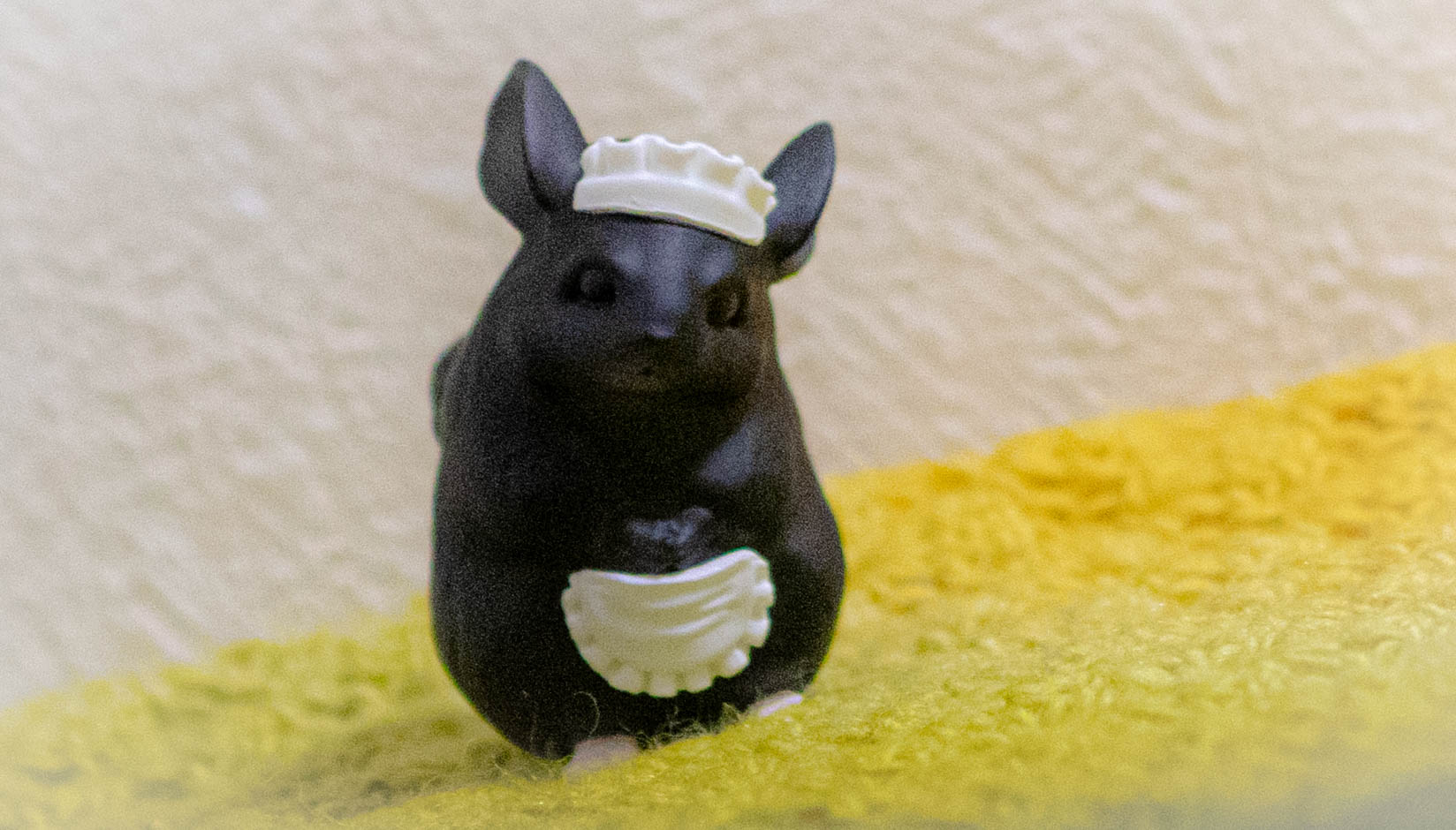 チラっしゃいませ　ガチャガチャ　ぶらっく