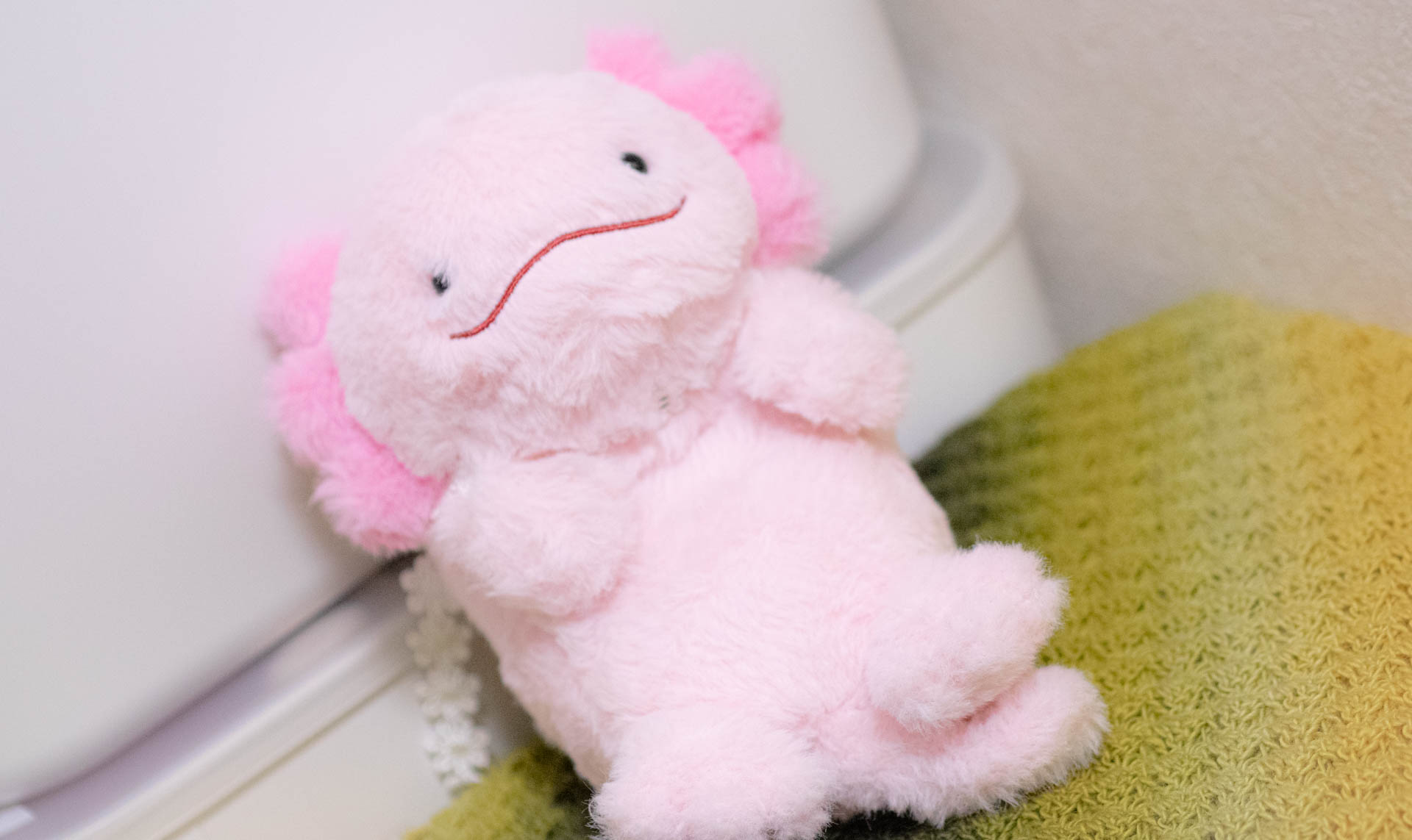 ふんばるず　ウーパールーパー　ぬいぐるみ