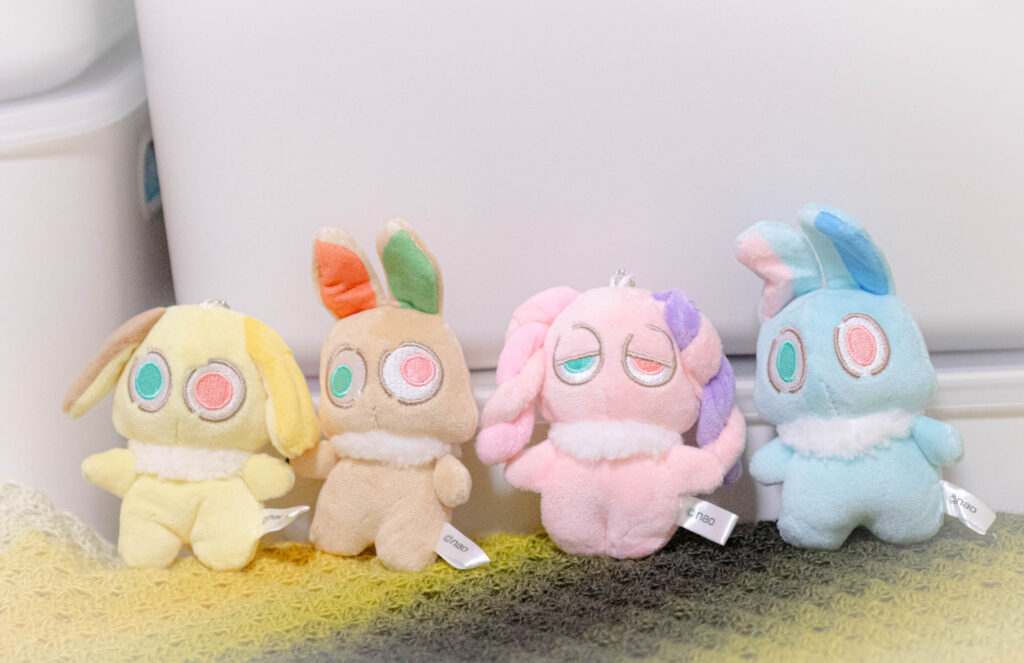 カキン族のぬいぐるみ　ガチャガチャ　カプセルトイ