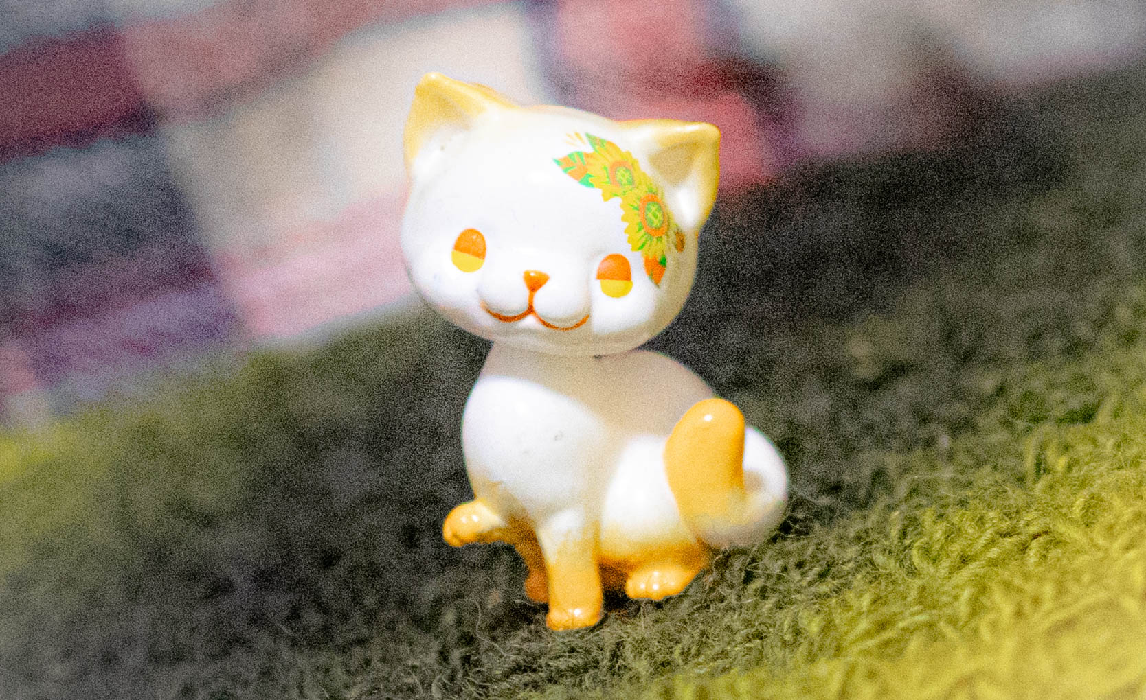 ガチャガチャ　はなむぐり　花猫