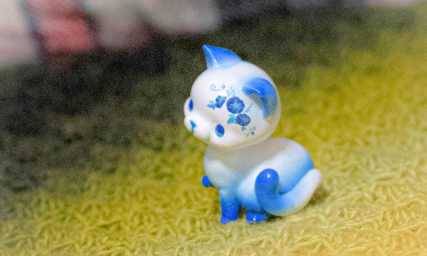 ガチャガチャ　はなむぐり　花猫