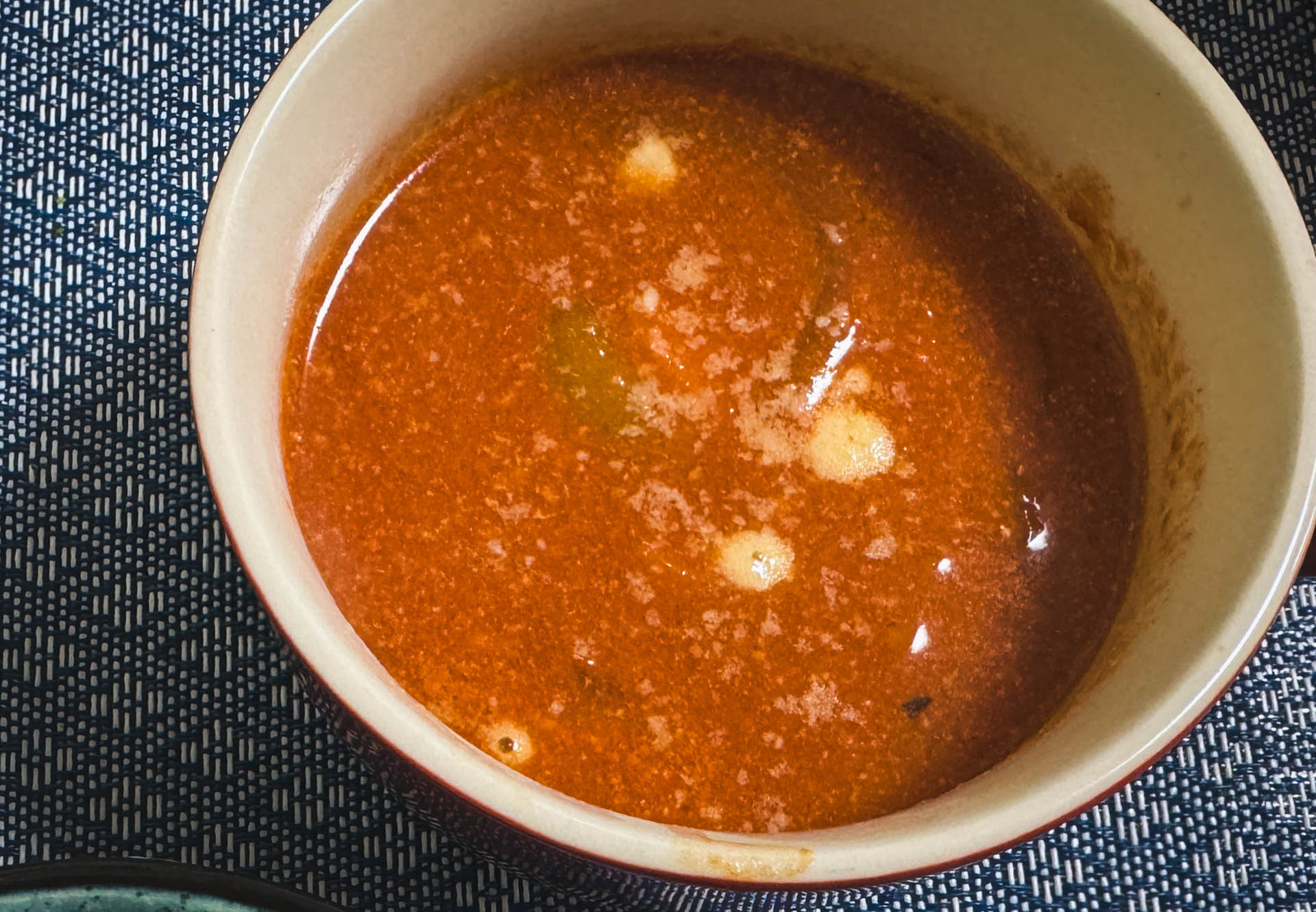 料理　トマトジュース　スープ