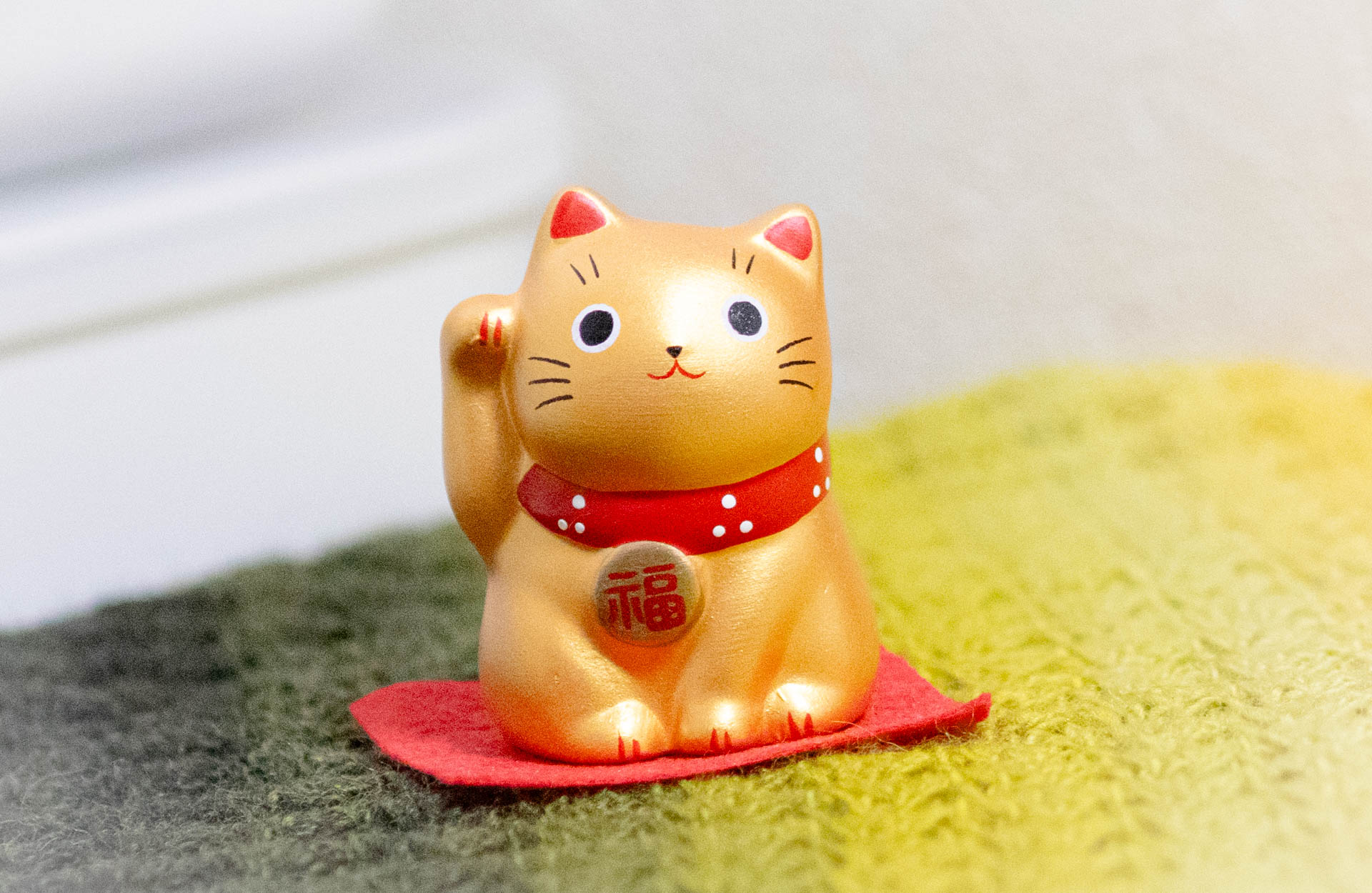 招き猫　金