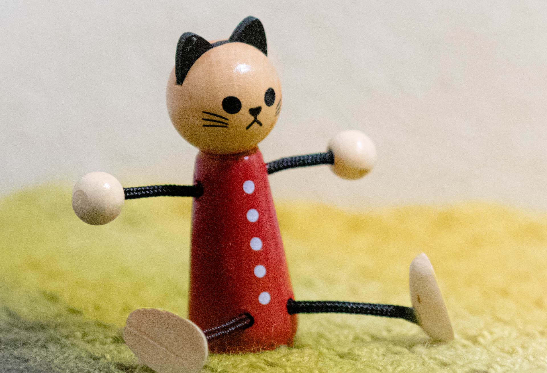 セリア　ねこ　置物