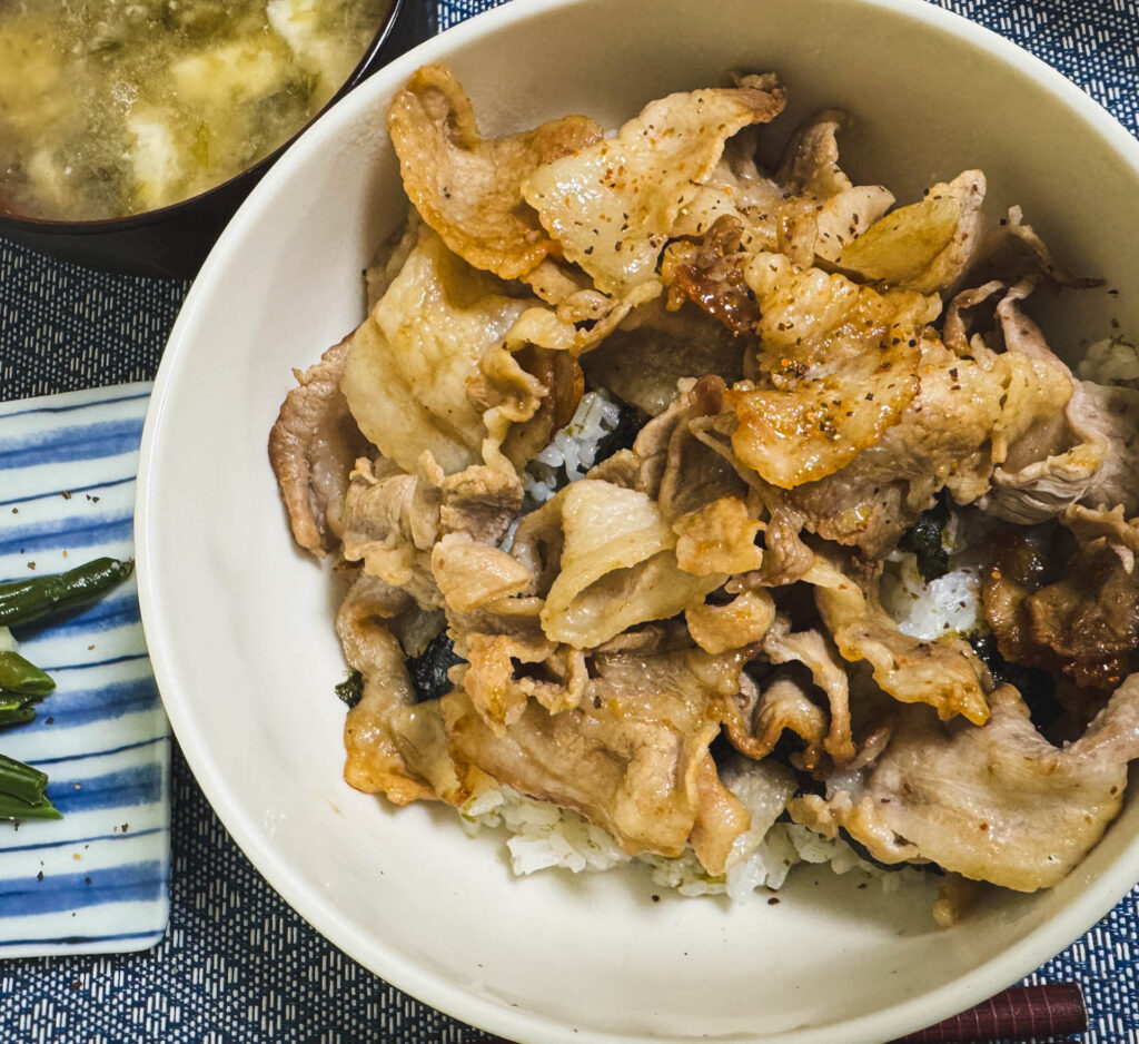料理　すた丼　再現レシピ