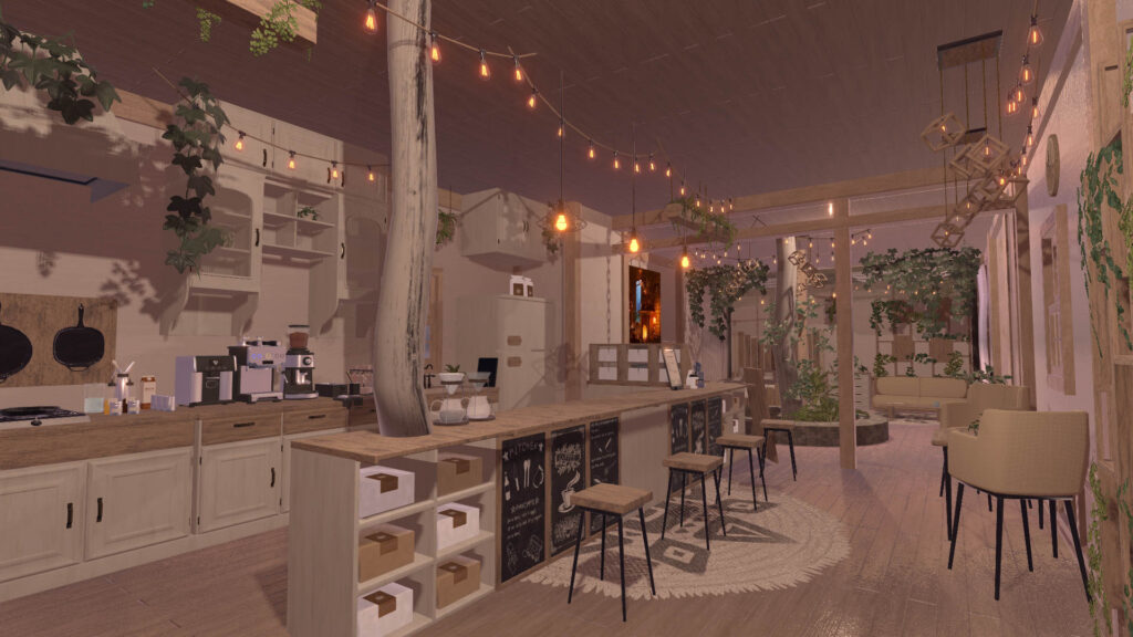 VRChat　ワールド　Cafe