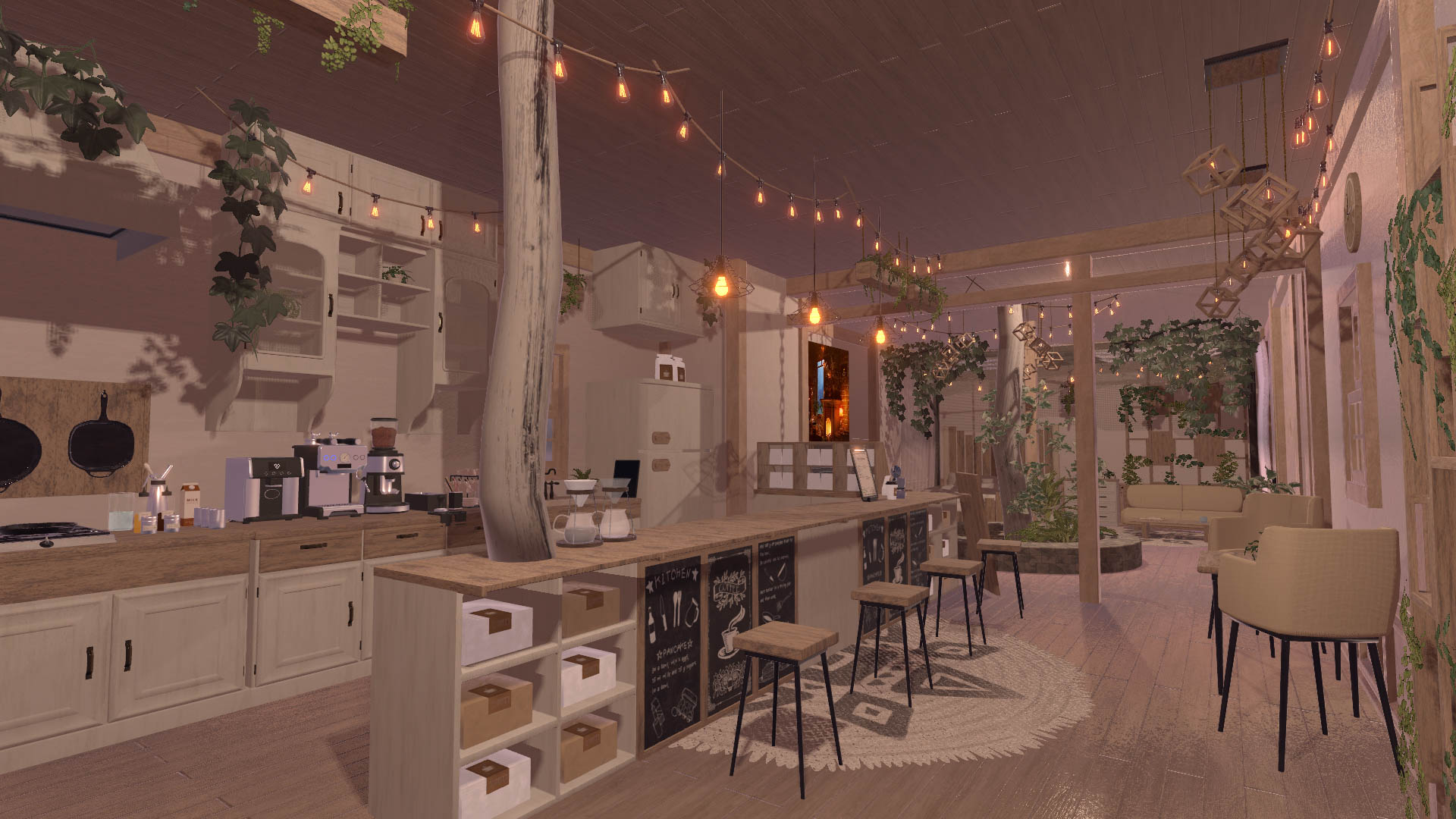 VRChat　ワールド　Cafe