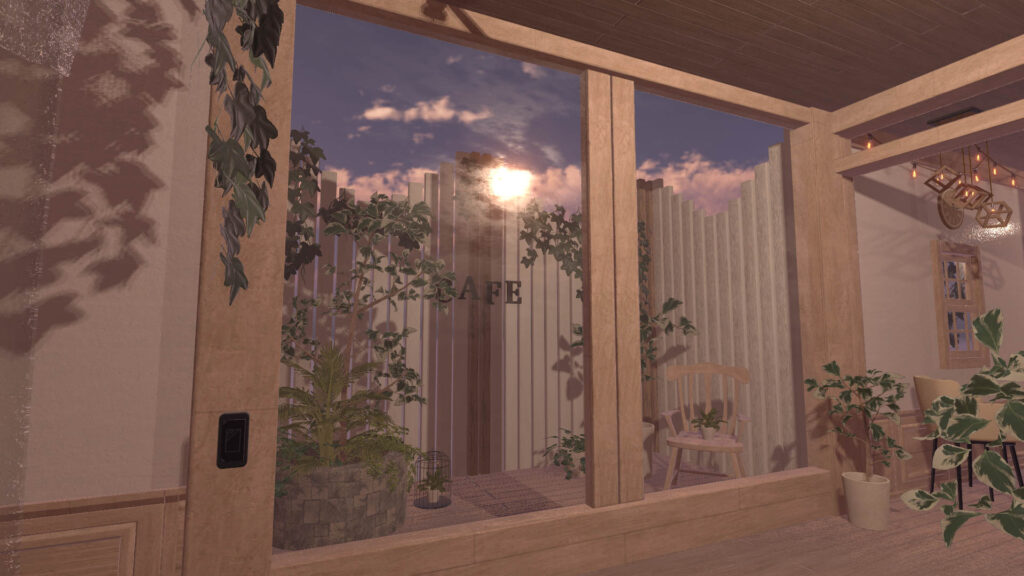 VRChat　ワールド　Cafe