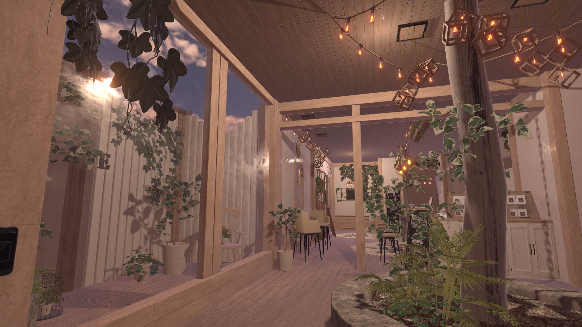 VRChat　ワールド　Cafe