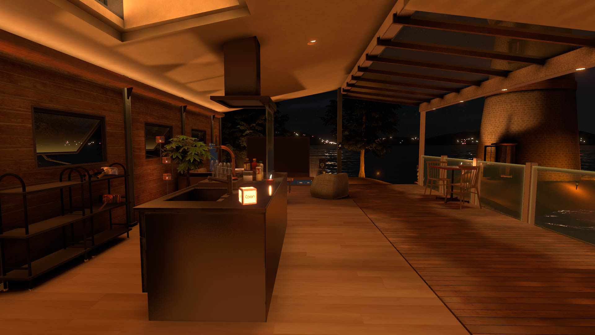 VRChat　ワールド　Island