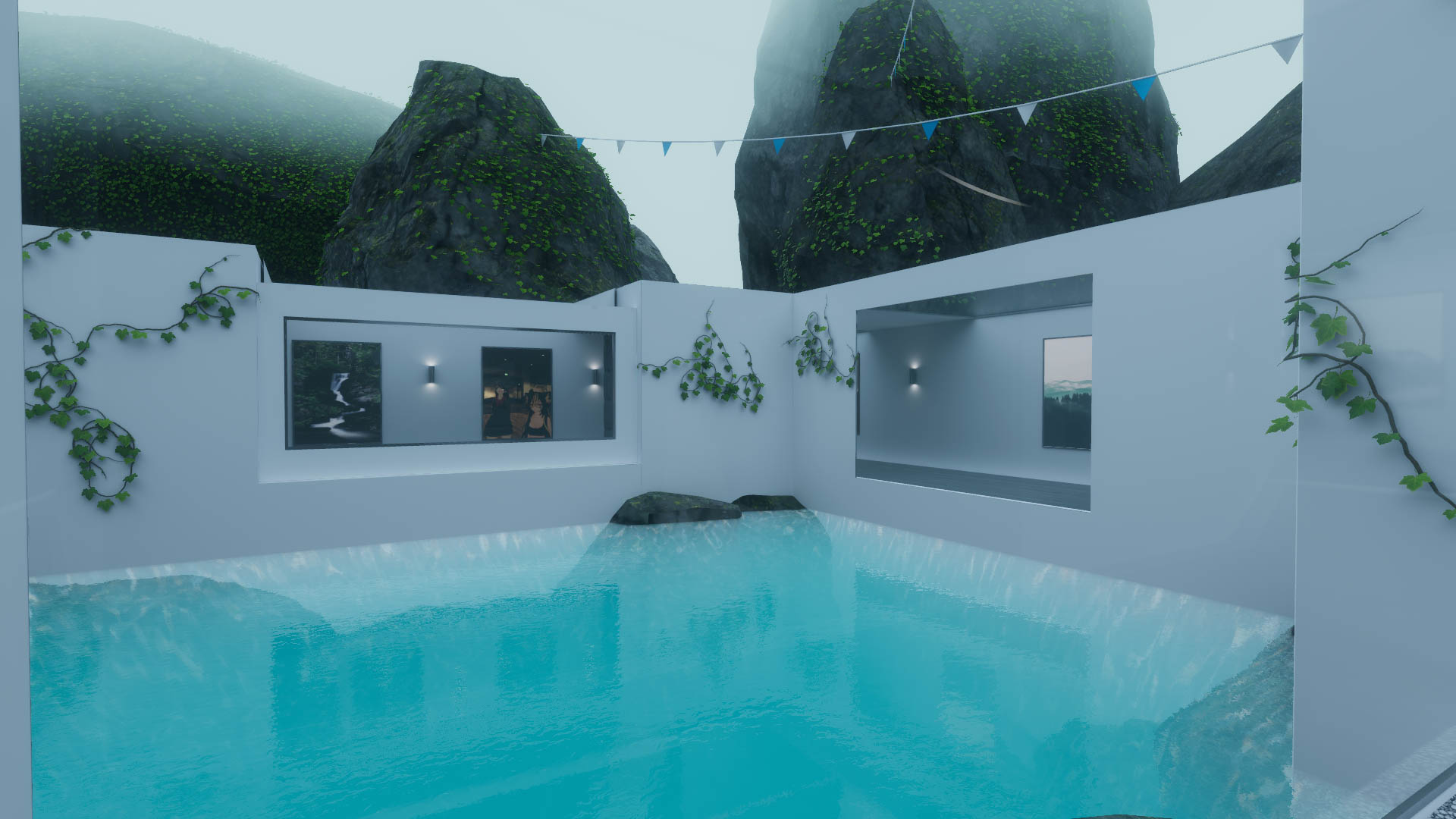 VRChat　ワールド　White