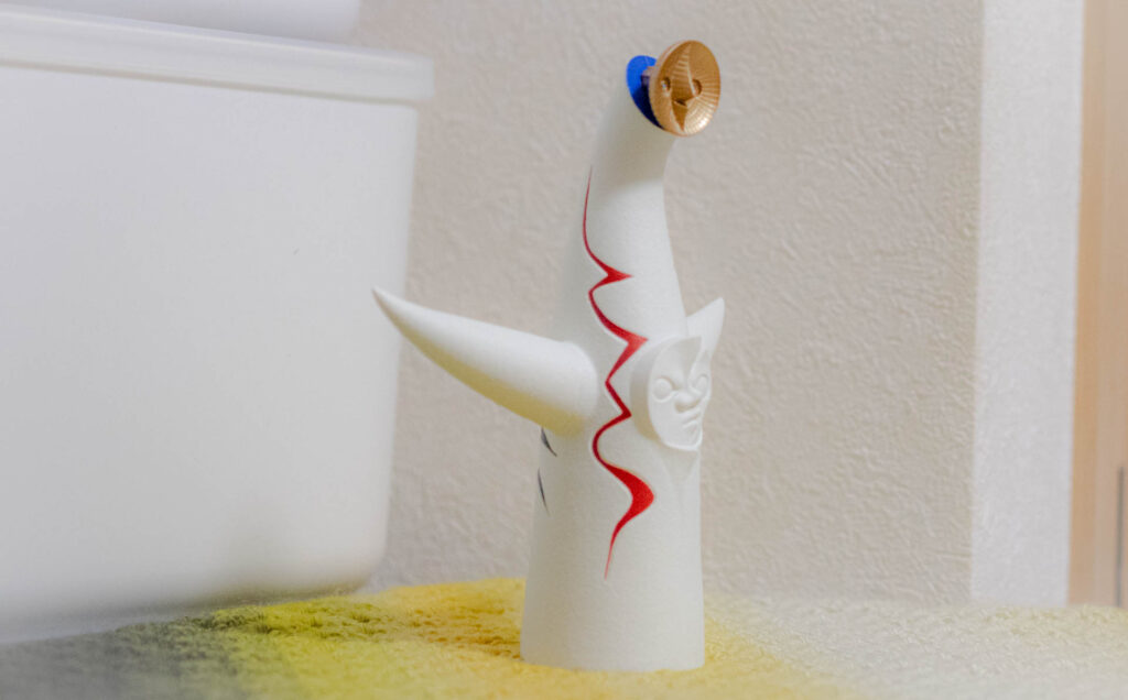 太陽の塔　ソフビ　岡本太郎