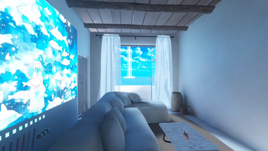 VRChat　ワールド　青い海