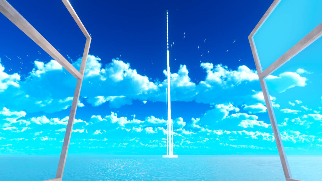 VRChat　ワールド　青い海