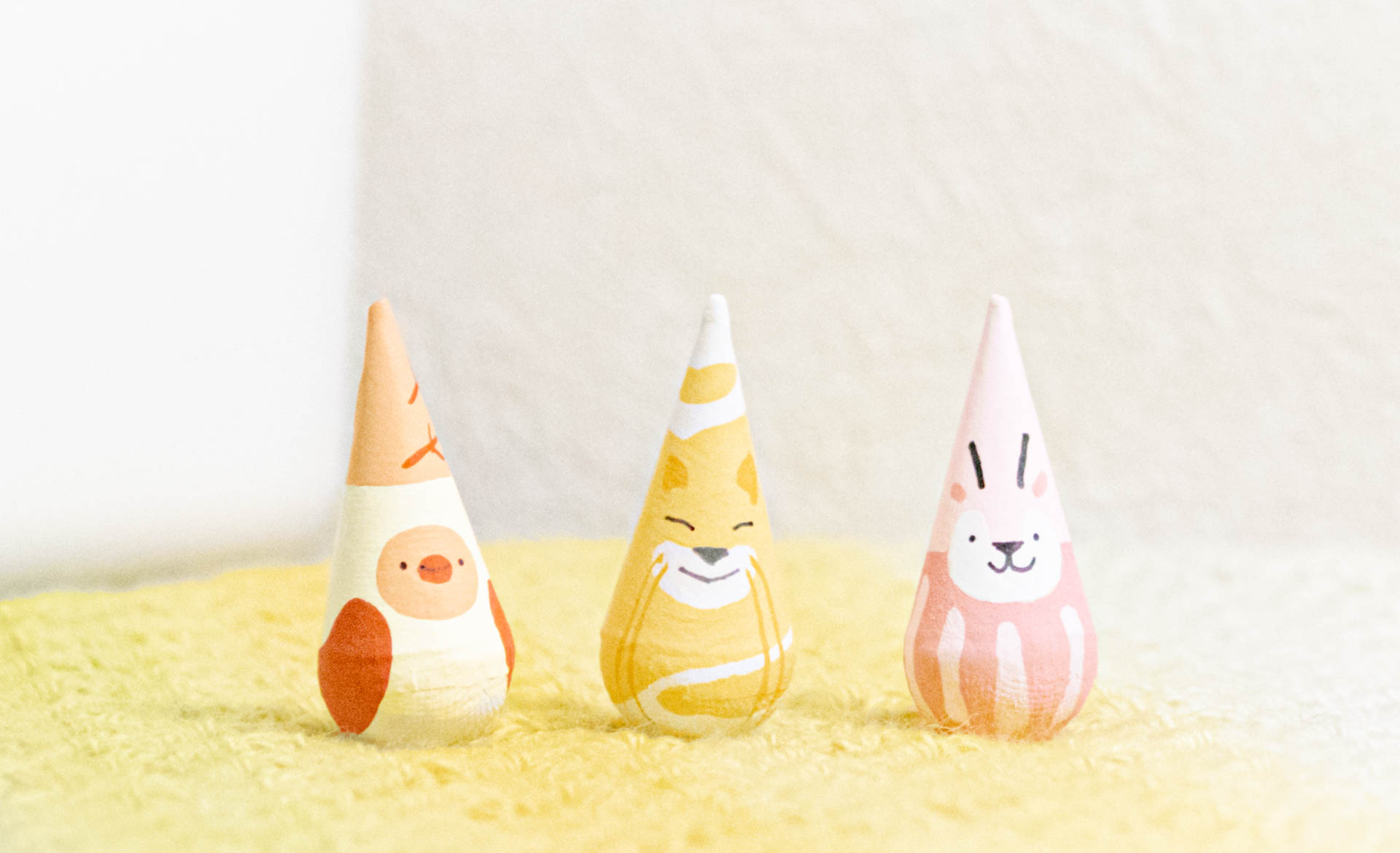 三角だるま　サトヤマシズク